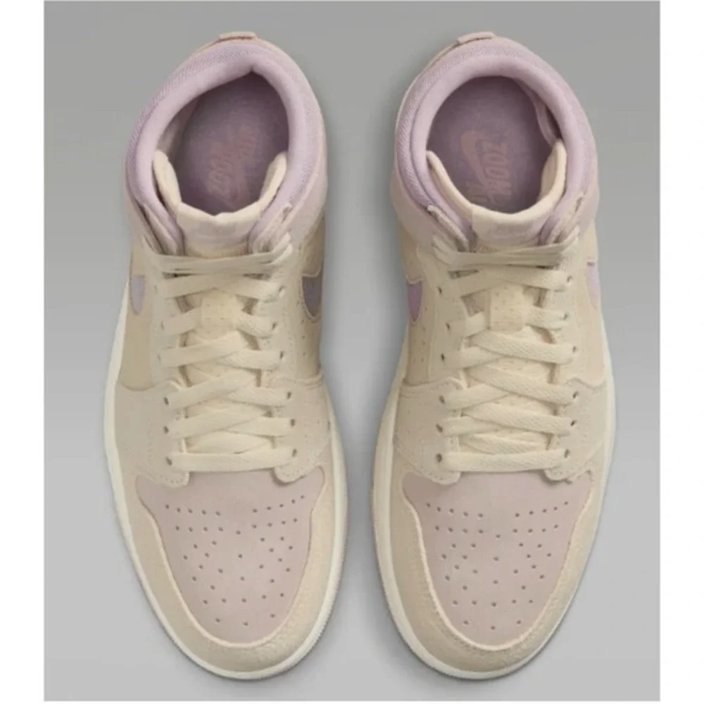Air Jordan 1 Zoom CMFT High Pink Beige Womens 8.5 NWT Sneakers‎